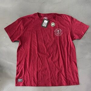 Classic Red Graphic Tee for Men